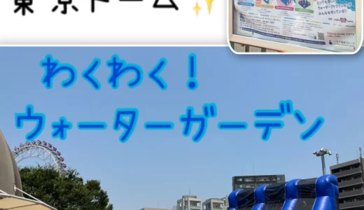 東京で水遊びができる場所！【わくわく!ウォーターガーデン】体験・観光紹介ブログ