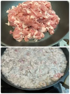 コストコ　豚小間肉　冷凍　下茹で