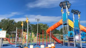 北海道札幌市にある農試公園の遊具