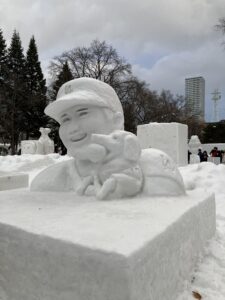 大谷翔平さん　さっぽろ雪まつり