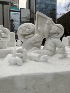ドラえもん　のび太　さっぽろ雪まつり